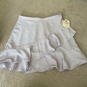 Altar’d State mini periwinkle skirt, size L